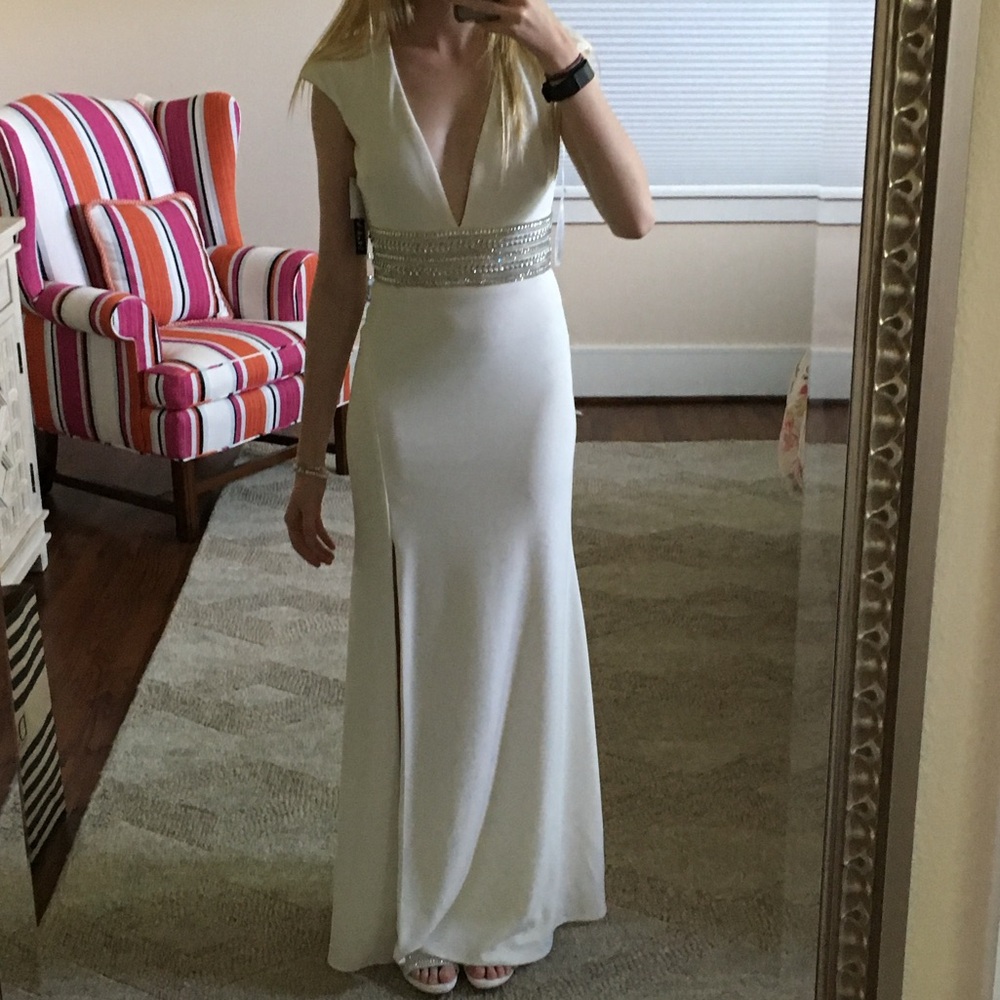 White dress